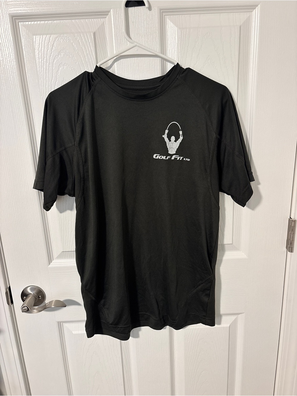 Black Performance Short Sleeve Training Tee